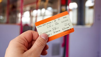 Cheap train tickets.