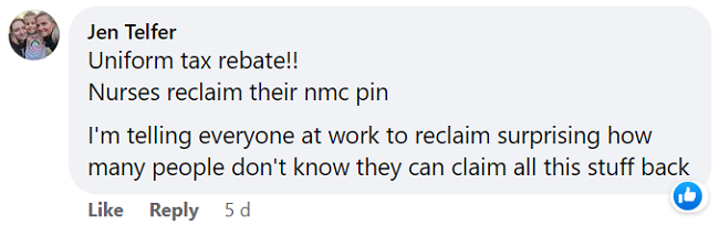 Jen's comment on Facebook says that nurses shoould reclaim their NMC pin!