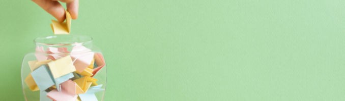 Lucky pick out of jar