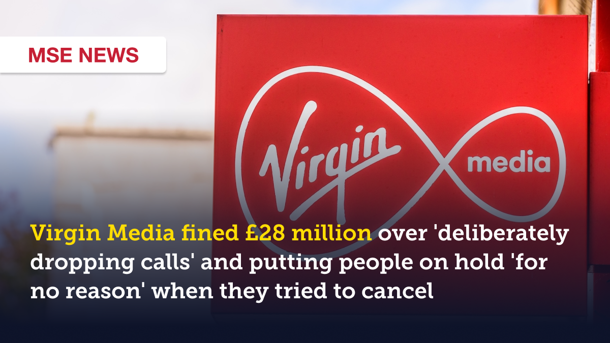 Virgin Media fined £28 million over 'deliberately dropping calls' and putting people on hold 'for no reason' when they tried to cancel