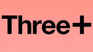 Three-plus-logo