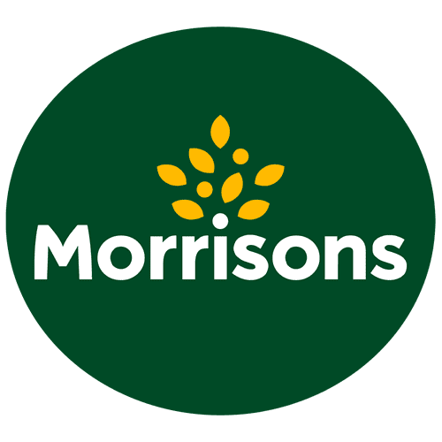 The green and yellow Morrisons logo