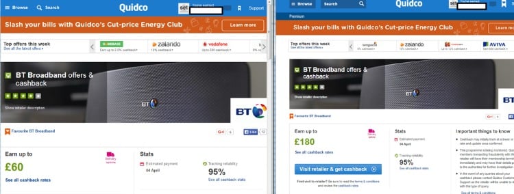 Cashback warning news