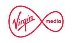 Virgin Media logo.