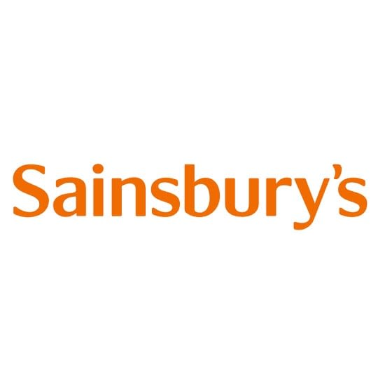 The bright orange Sainsbury's logo