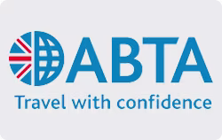 ABTA logo, with the tagline "travel with confidence".