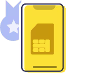 Illustration of contract with heading reading "Your mobile contract".