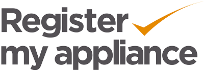 Register My Appliance logo.