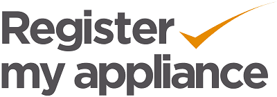 Register My Appliance logo.