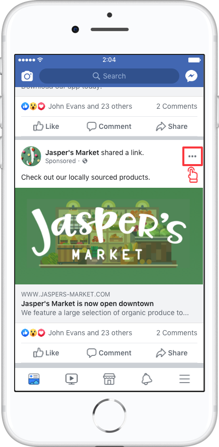 Facebook Misleading or Scam Ads Reporting Tool - with highlighted action - 1.png