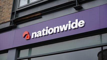 Nationwide sign above one of its branches