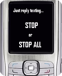 reply STOP or STOP ALL
