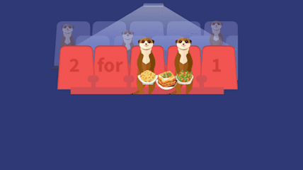 Money Saving Expert's trick to get 2for1 movies and meals for a year for about £1