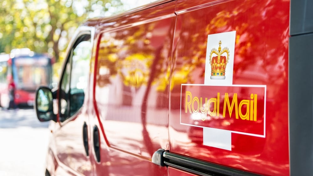 Royal Mail van.