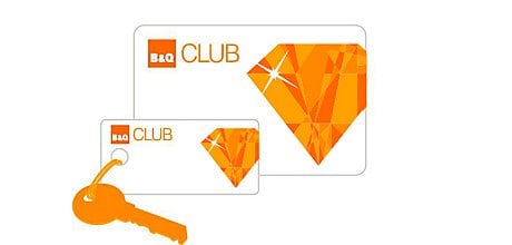 B&amp;Q Diamond Club membership card