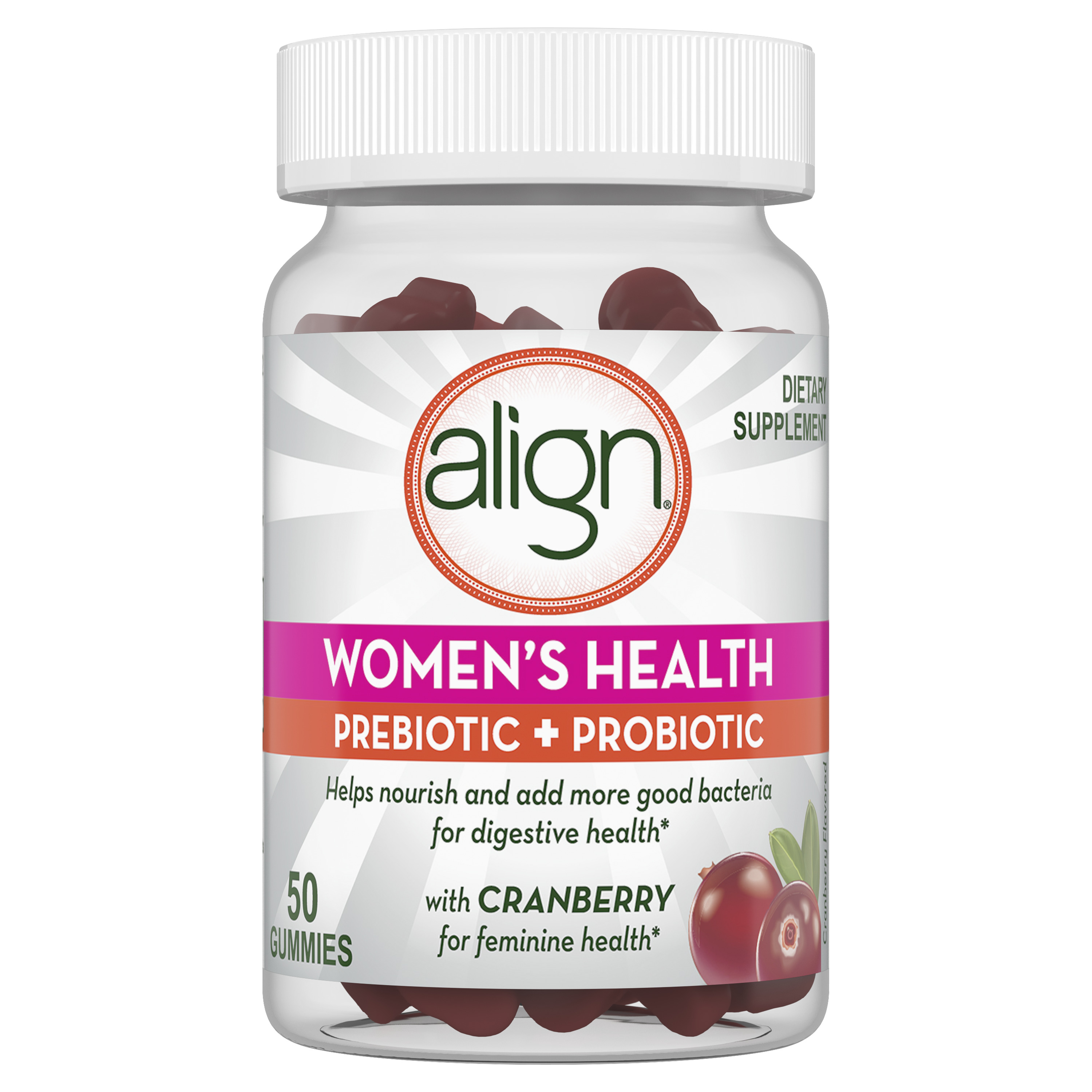 Align Women S Health Prebiotic Probiotic Supplement Gummies Align   00037000919957 C1N1 