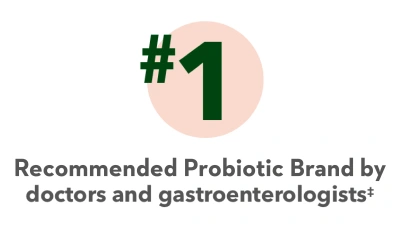 #1 Recommended probiotic brand