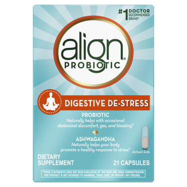 Align Digestive De-Stress Probiotic + Ashwagandha Capsules