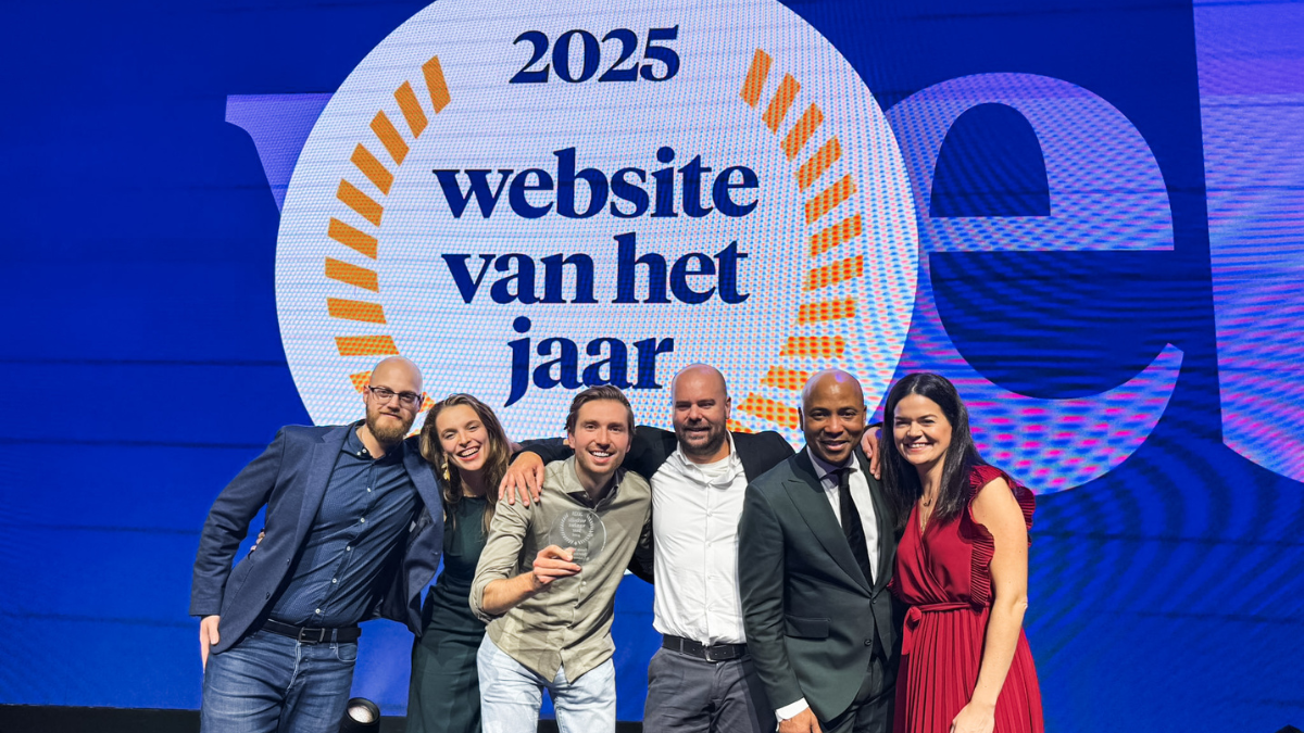 Website van het jaar 2025 award show winnaars homeQgo