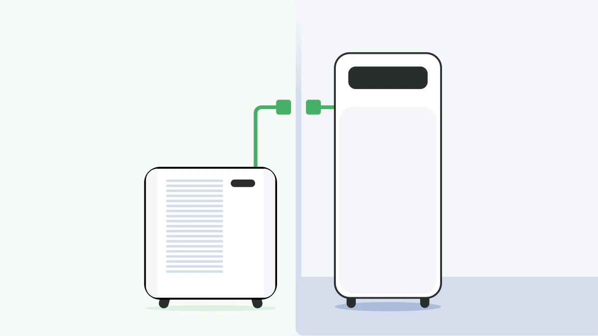 elektrische warmtepomp illustratie