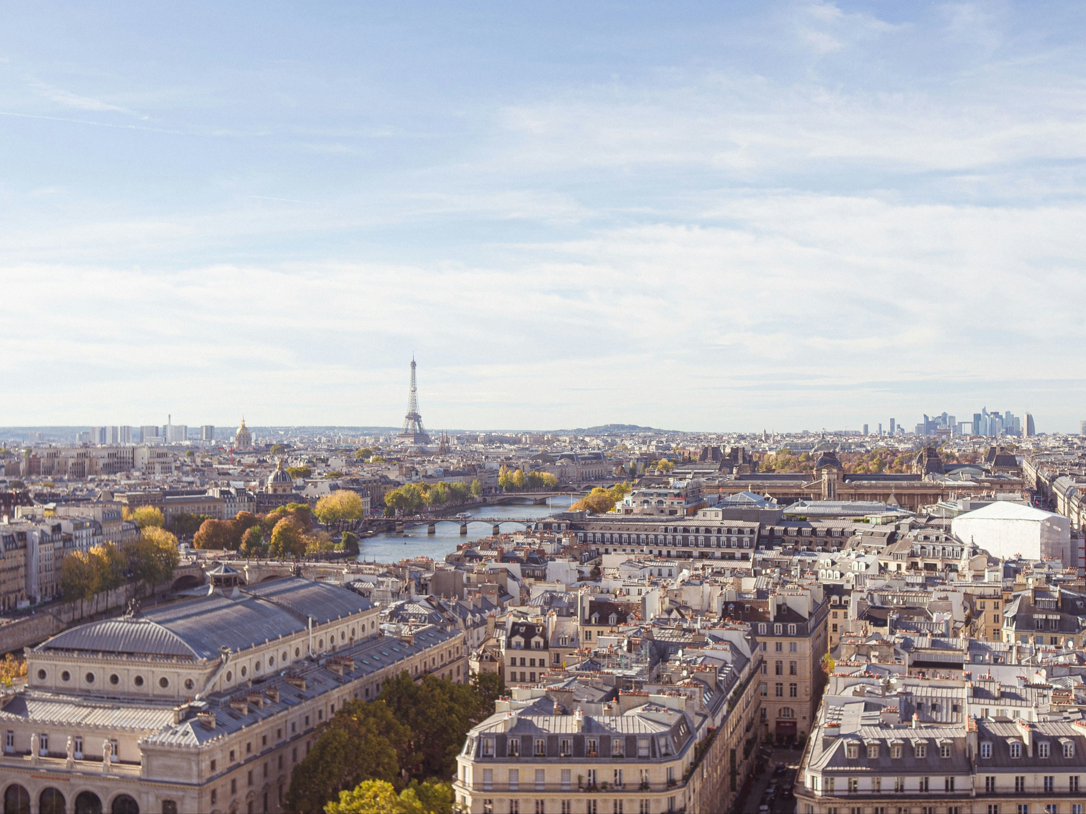 Vue panoramique de Paris.