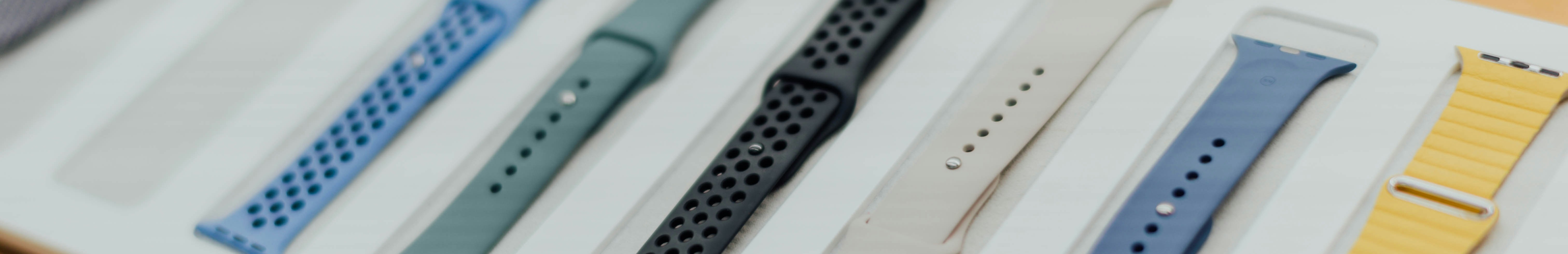 Bracelets colorés pour montres.