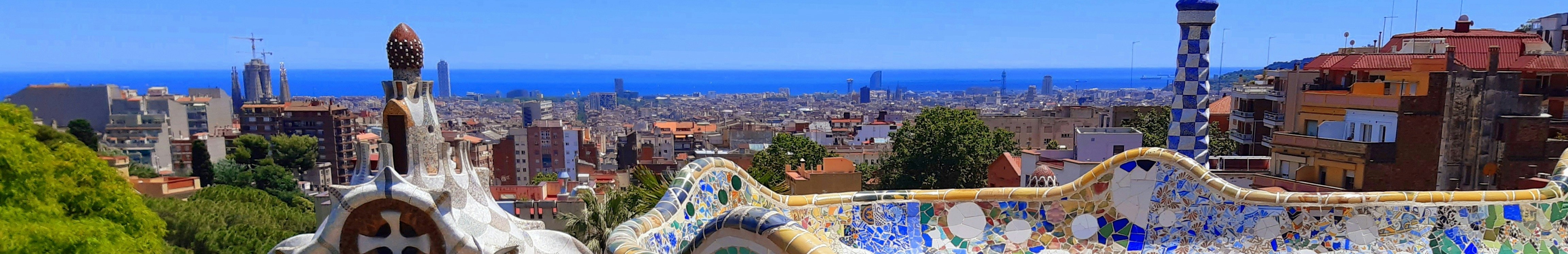 Vue panoramique de Barcelone.