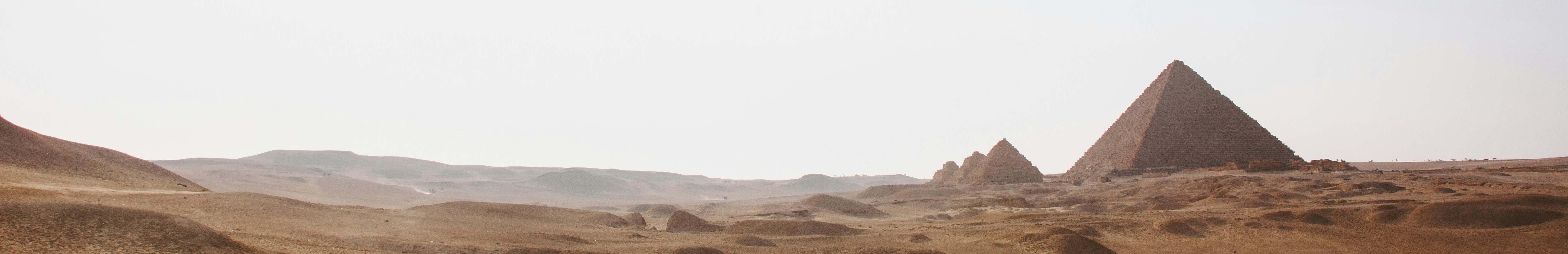 Pyramides d'Égypte.