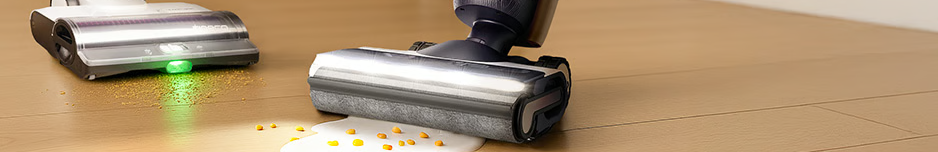 Asiprateur et aspirateur laveur de la marque Tineco.