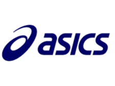 Logo Asics.