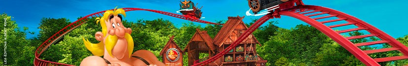 Au village gaulois du Parc Astérix de Paris.