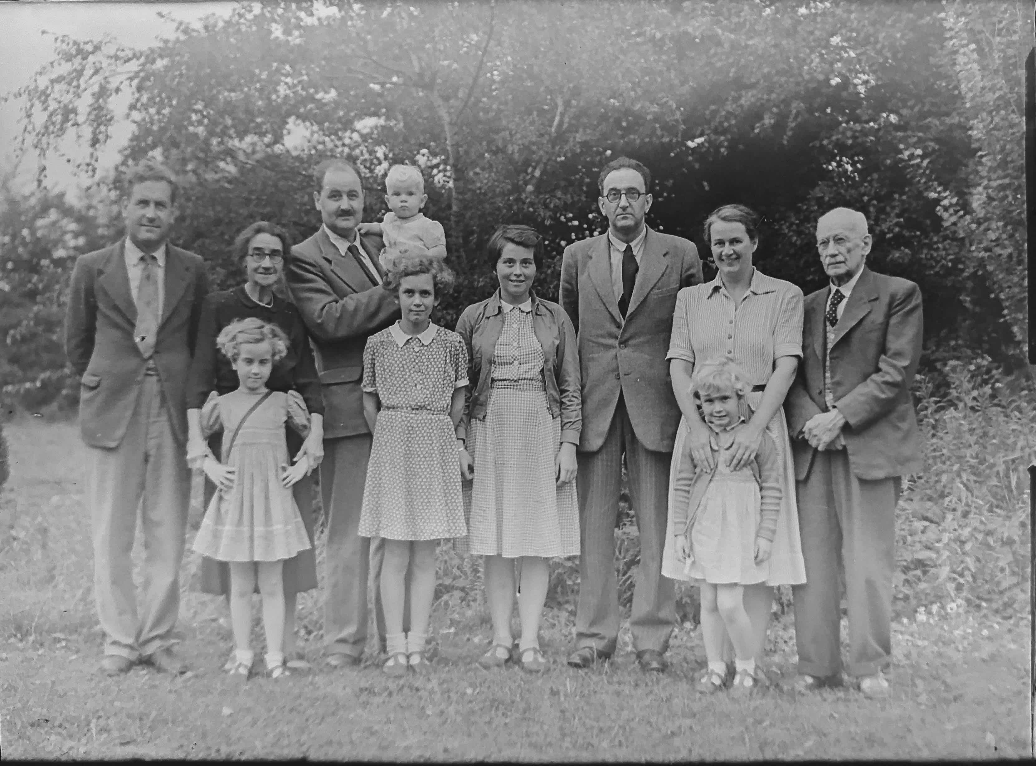 A vintage family photograph. 