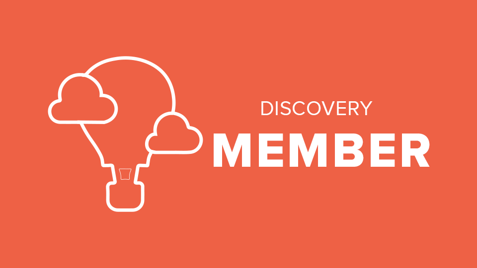 Discovery Circle Membership Level with an icon of a hot air balloon. 