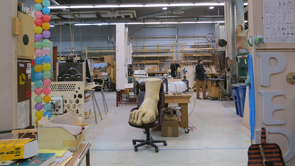 Science Museum of Minnesota exhibit production shop