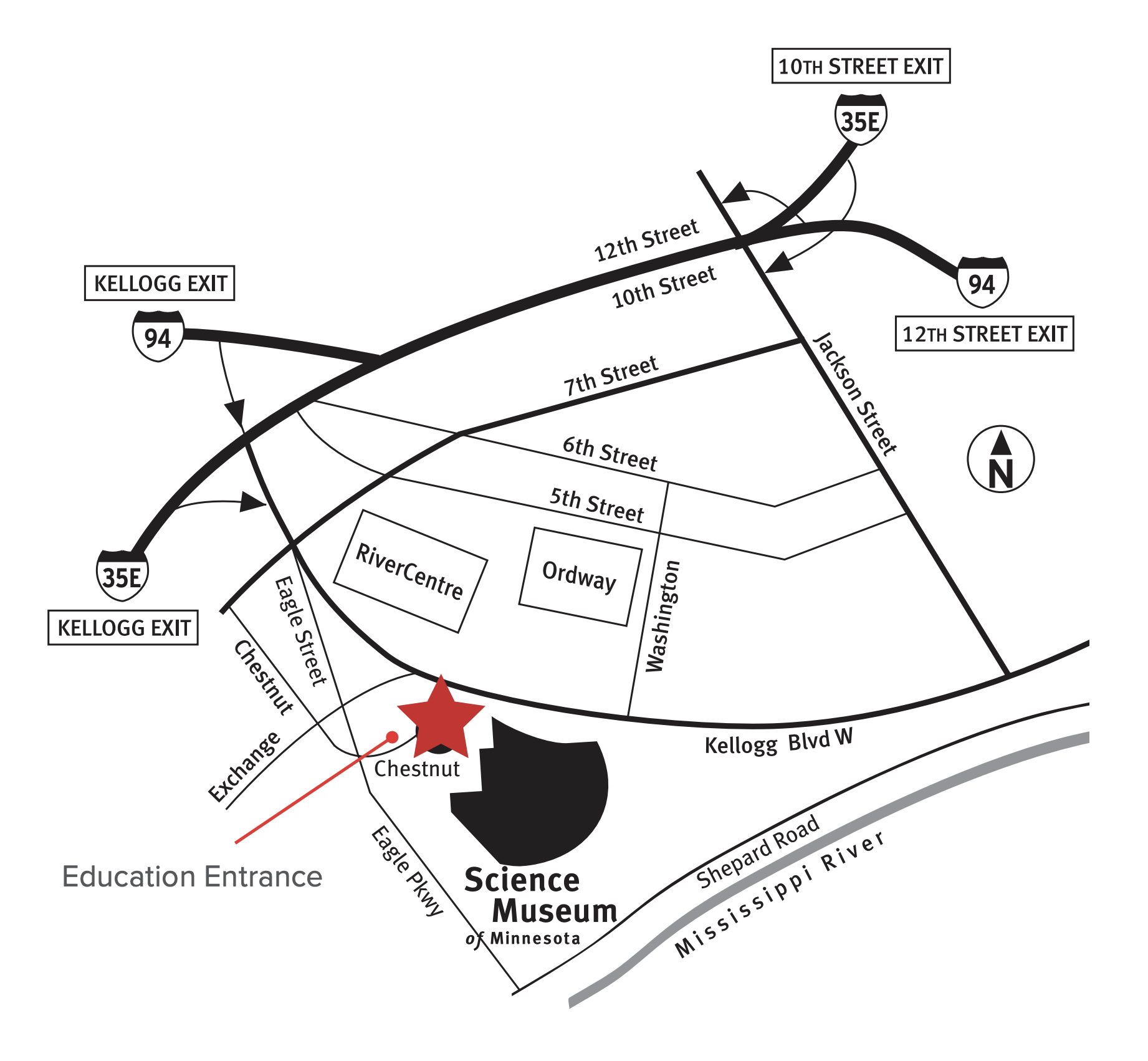 Education Entrance Map