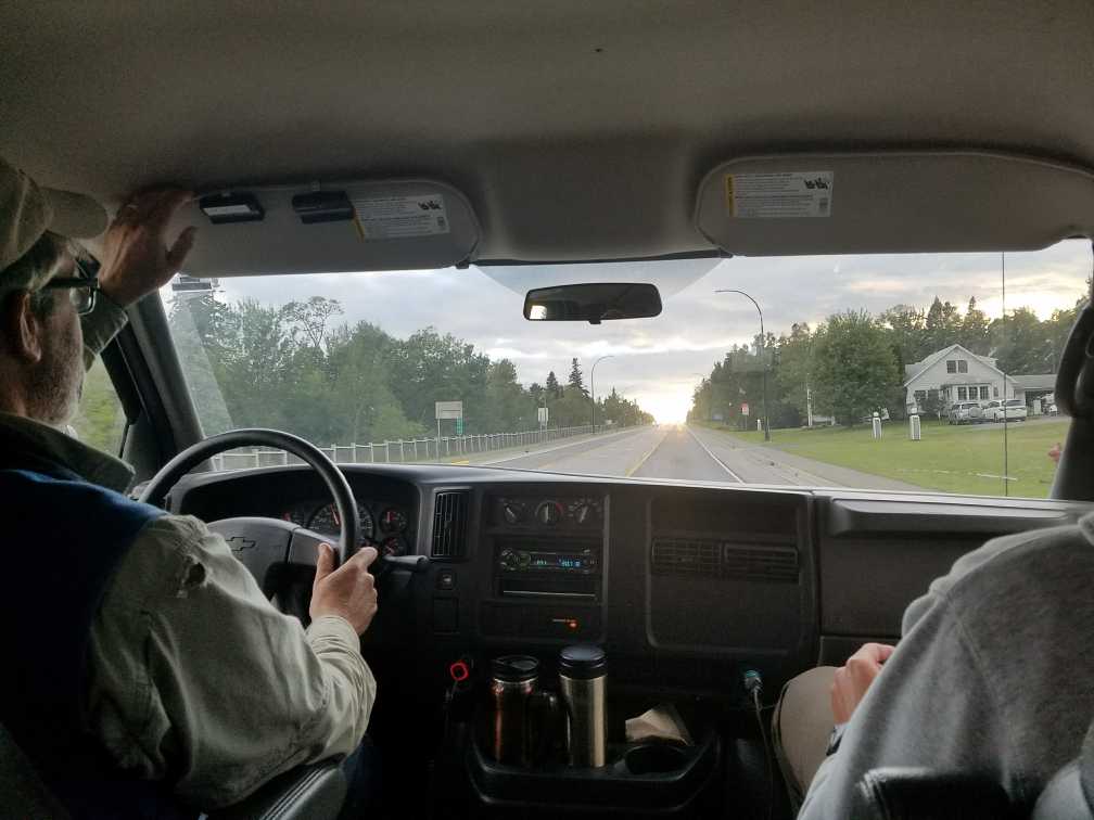 September 2017: Drs. Mark Edlund and Adam Heathcote are on the road before dawn, eat lunch 250 miles north in Grand Marais, collect and process sediment samples from wild Trout Lake in a remote area of Cook County, and return to the lab with their samples after dark. The trip includes 10 hours of driving for an hour or two’s work on the lake—and 400 years worth of mud.