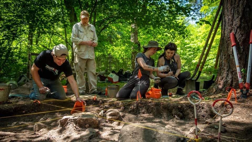 Summer of 2021 Anthropological dig at St. Croix Valley 