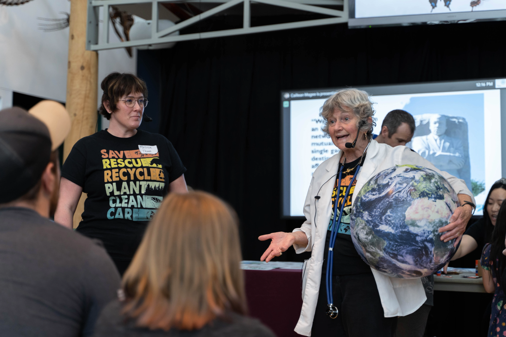 The Science Museum of Minnesota’s Earth Day event on April 20 features community partners
like Dr. Teddie Potter, Director of the Center for Planetary Health and Environmental Justice at the
University of Minnesota, who is helping us understand our changing planet.