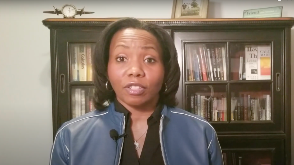 Image of Staci White, an Engineering Manager at the Donaldson Company.  She is also the Chairperson of their Diversity, Equity, and Inclusion Council.
