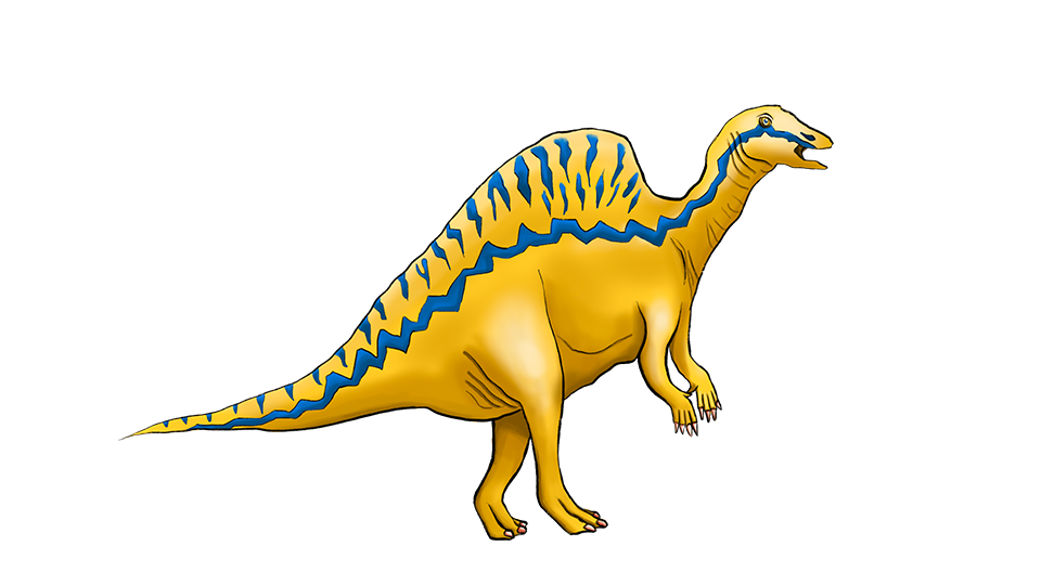 Illustration of Ouranosaurus. 