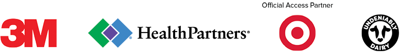 2022 Premier Partner Logos: 3M, HealthPartners, Target, Midwest Dairy