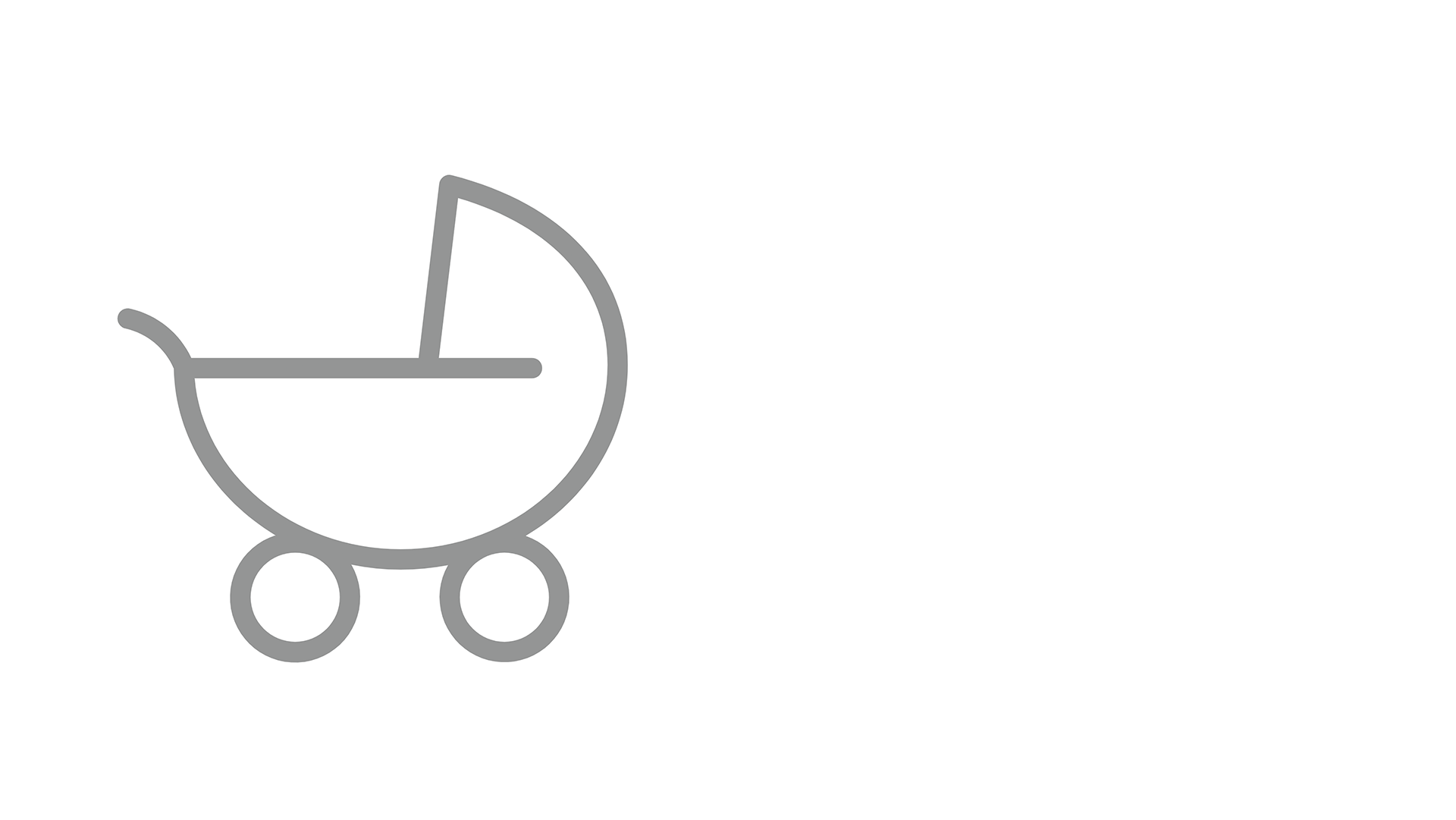An icon of a baby stoller. 