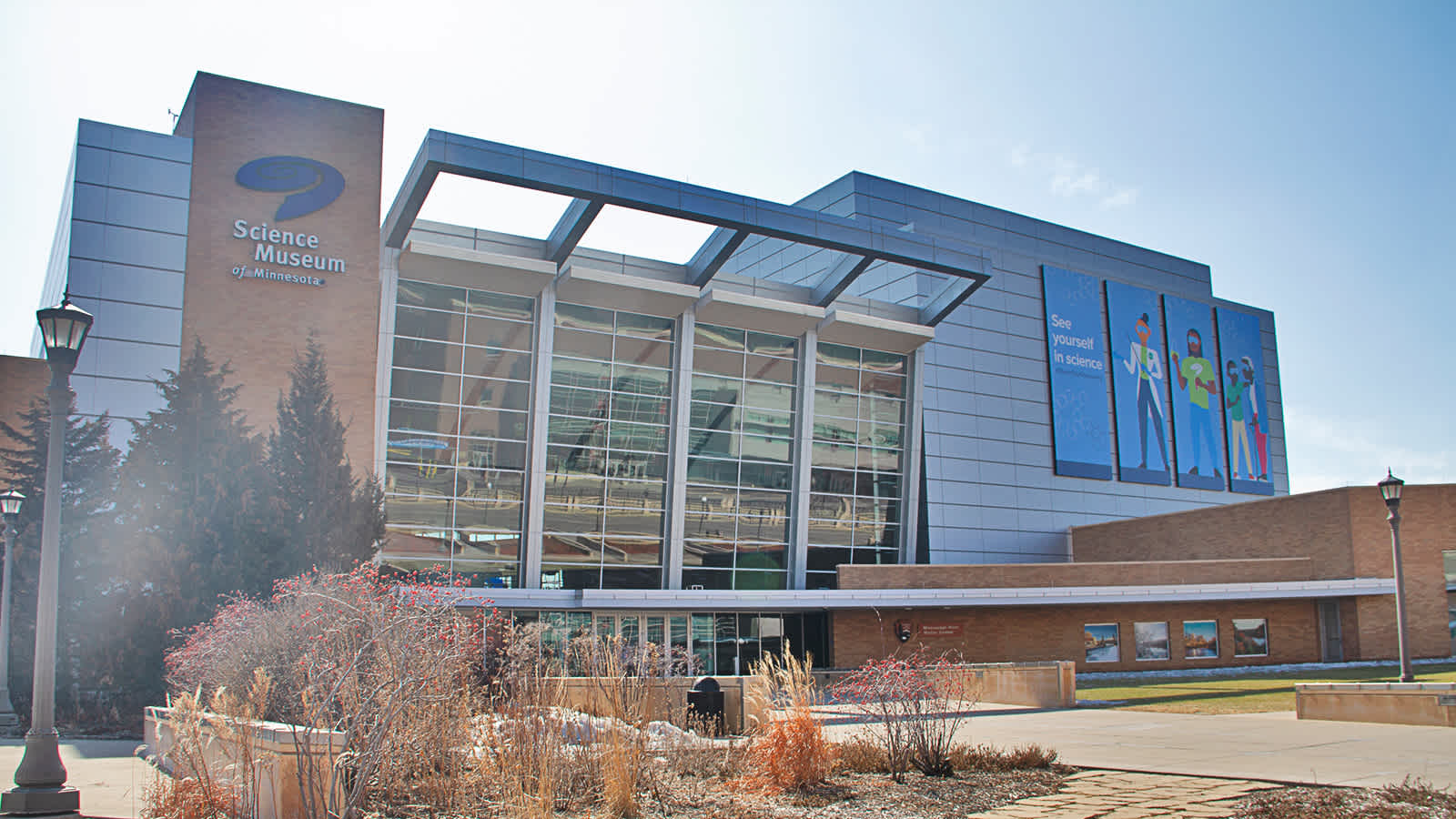 Science Museum of Minnesota building exterior. 