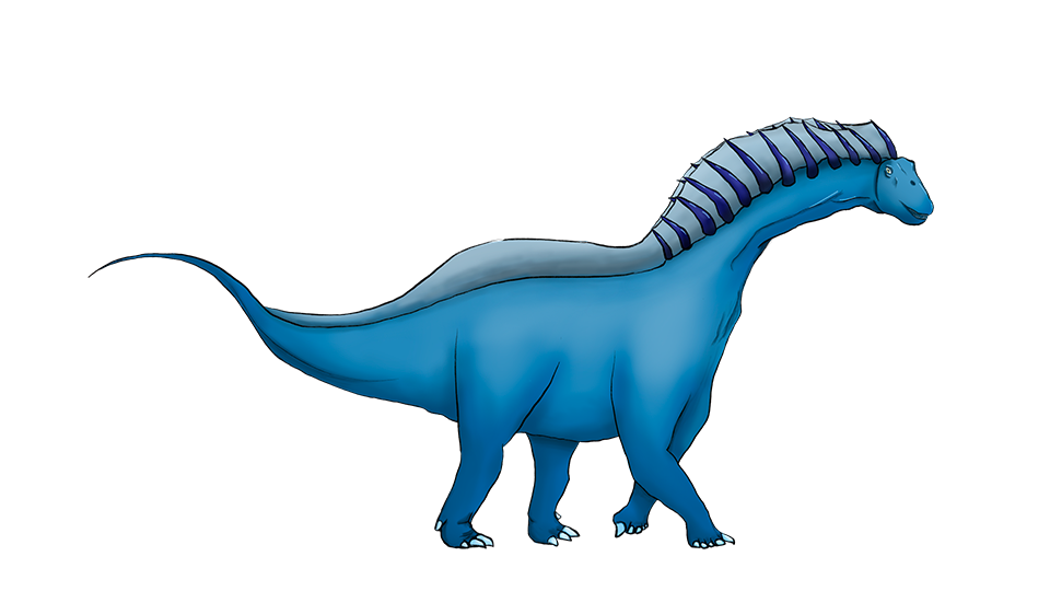 Illustration of Amargasaurus 