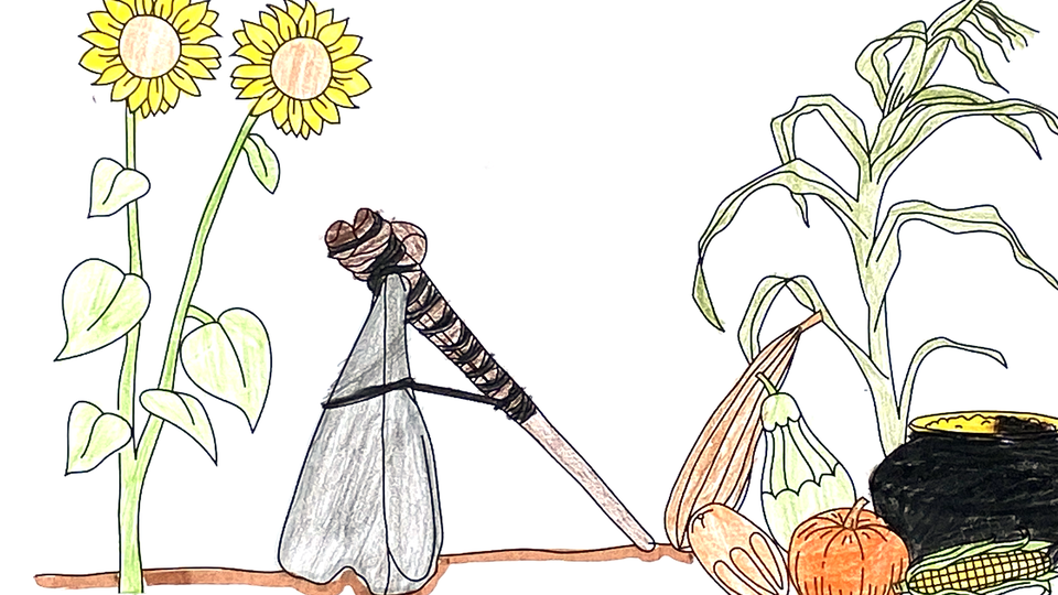 Coloring page garden