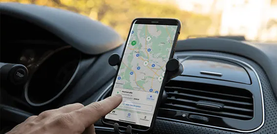 Mobiltelefon mit Navigation