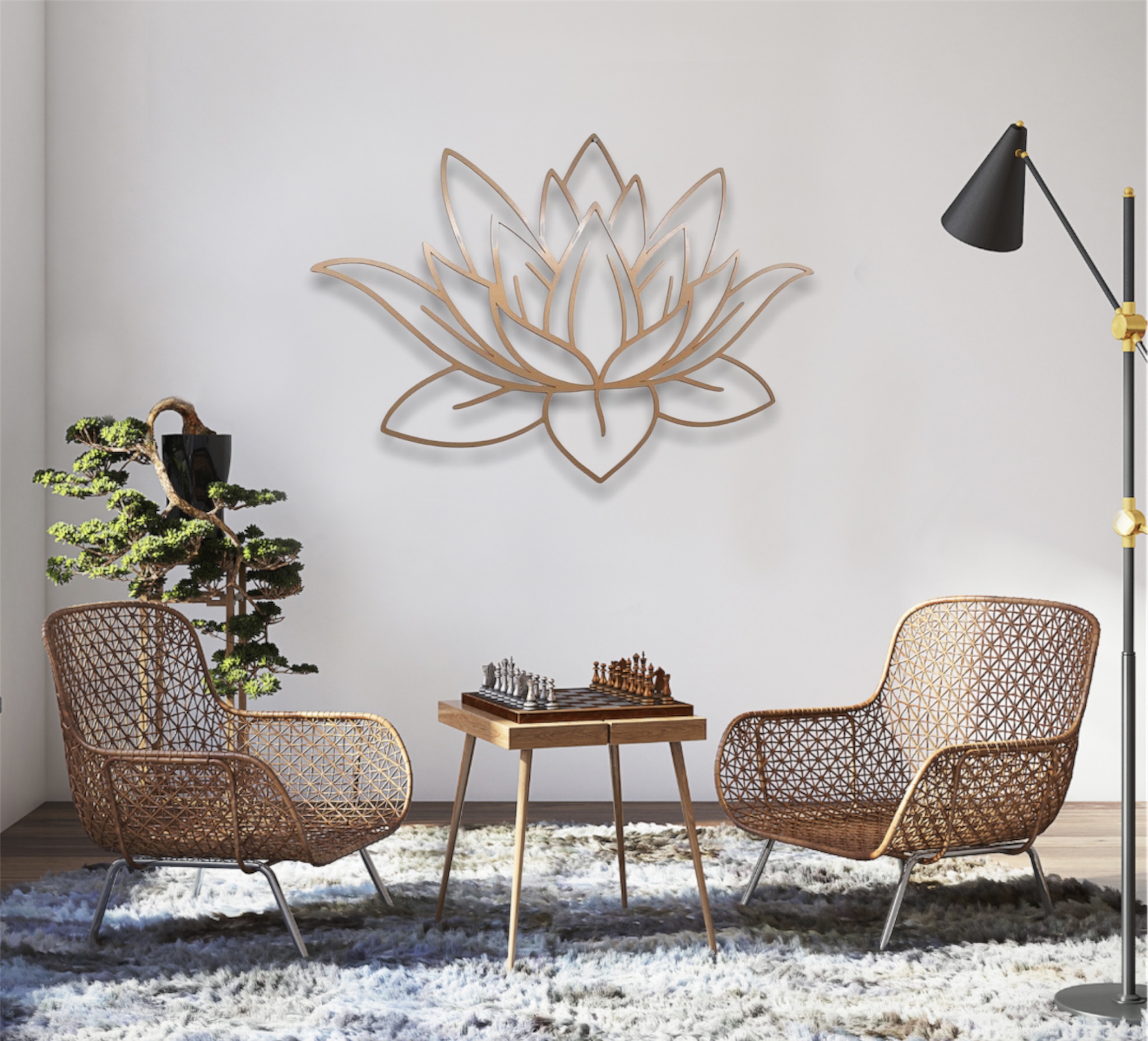 Wall Art Flor de loto