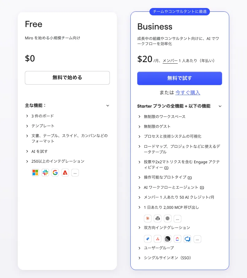 Business プラン