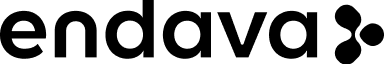 Endava の黒ロゴ