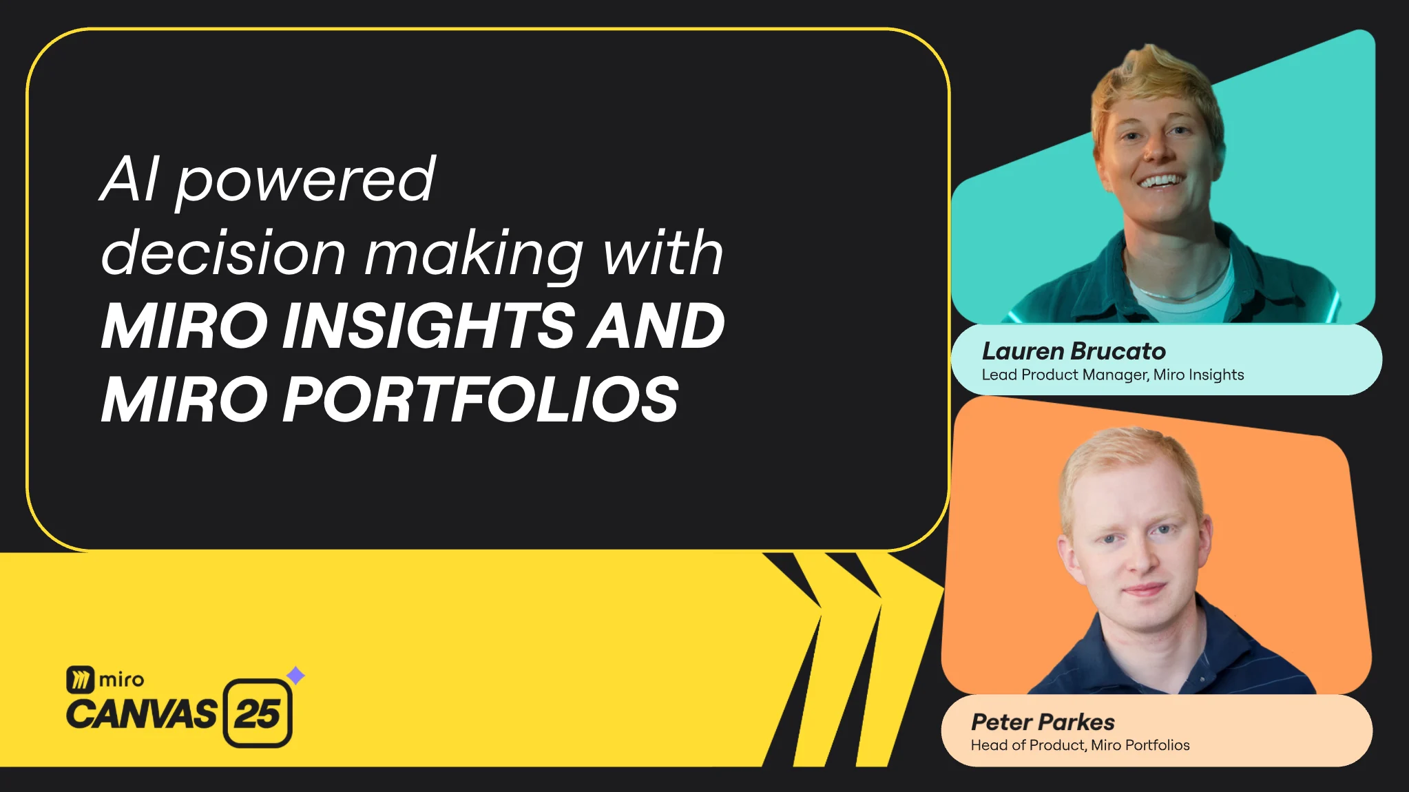 AI powered decision making with Miro Insights and Miro Portfolios